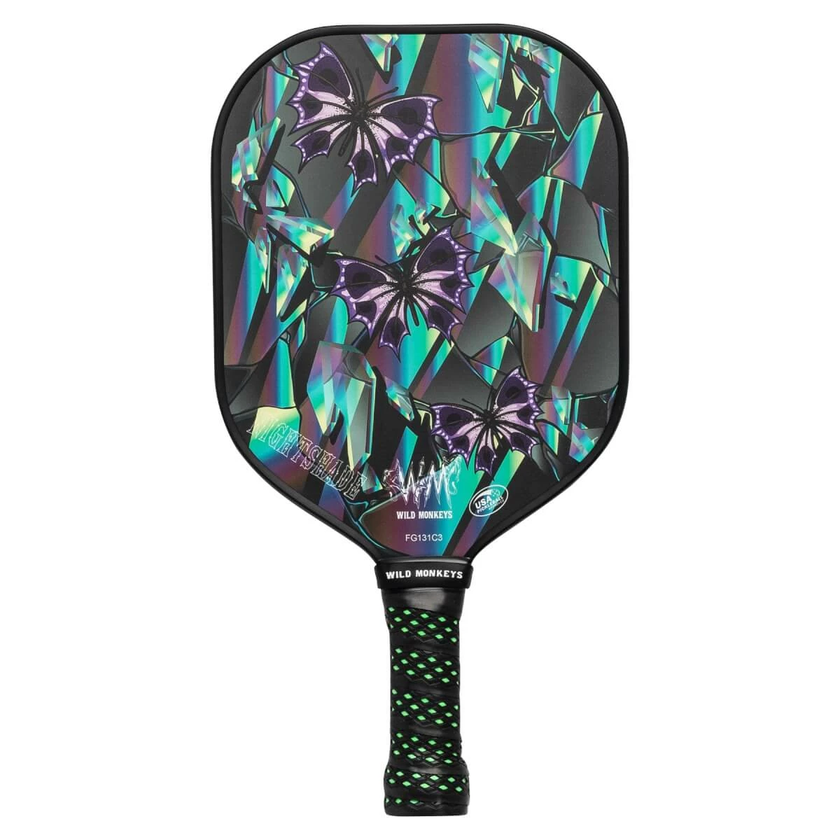 Wild Monkeys Nightshade Middleweight Composite Pickleball Paddle 3 Wild Monkeys Nightshade Middleweight Composite Pickleball Paddle - Image 3