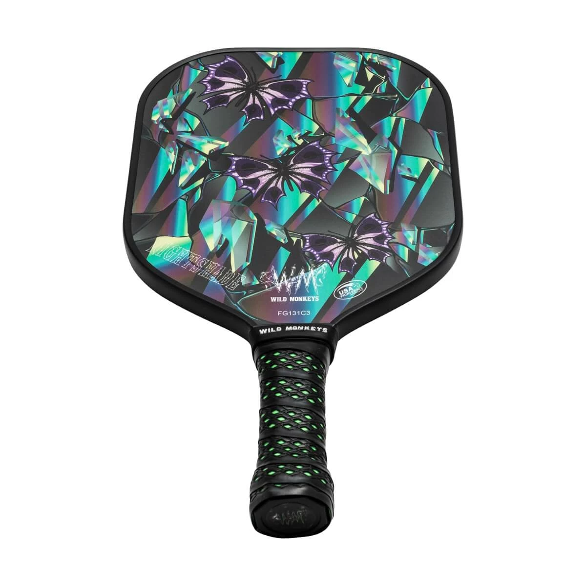 Wild Monkeys Nightshade Middleweight Composite Pickleball Paddle 4 Wild Monkeys Nightshade Middleweight Composite Pickleball Paddle - Image 4