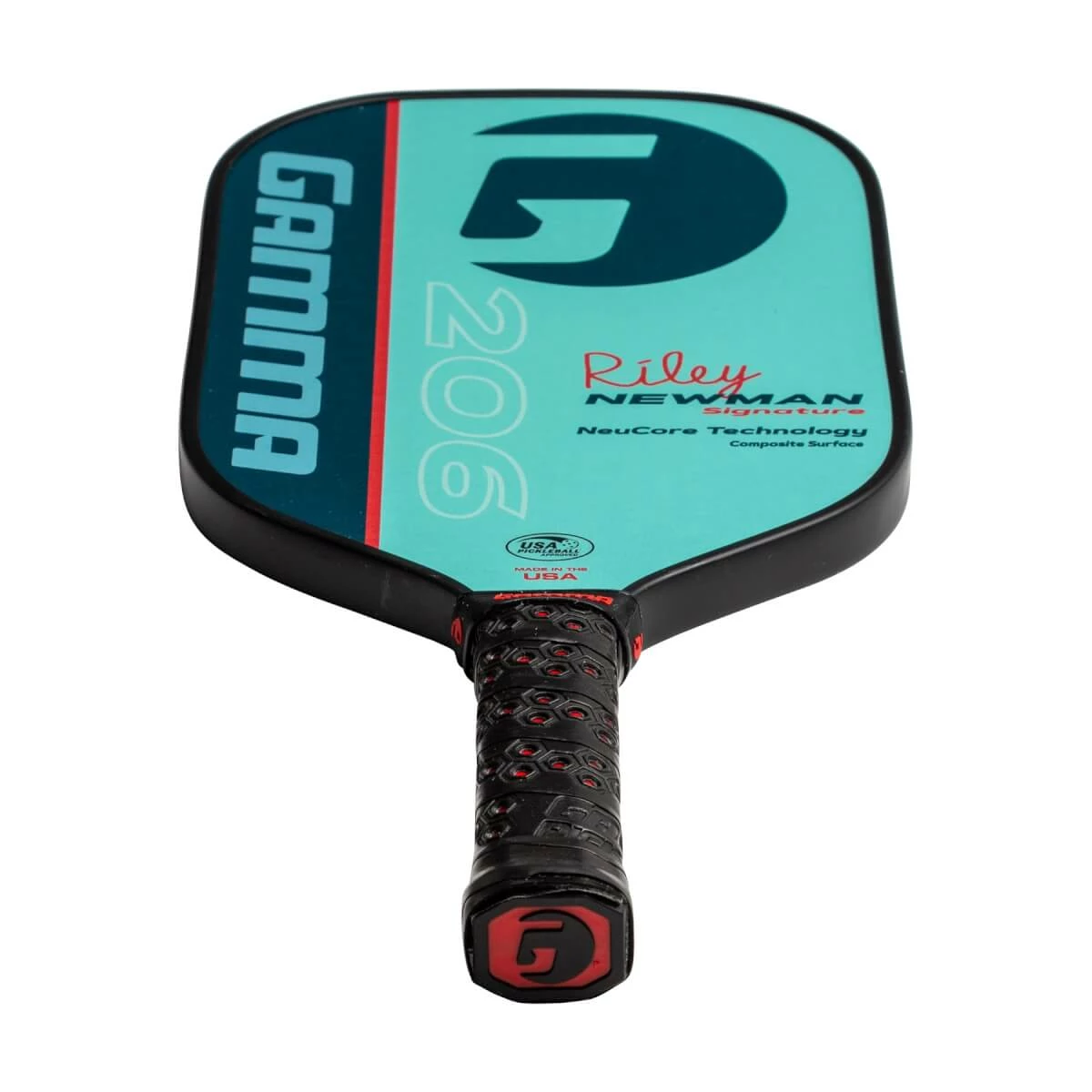 GAMMA Riley Newman 206 Middleweight Composite Pickleball Paddle 4 GAMMA Riley Newman 206 Middleweight Composite Pickleball Paddle - Image 4