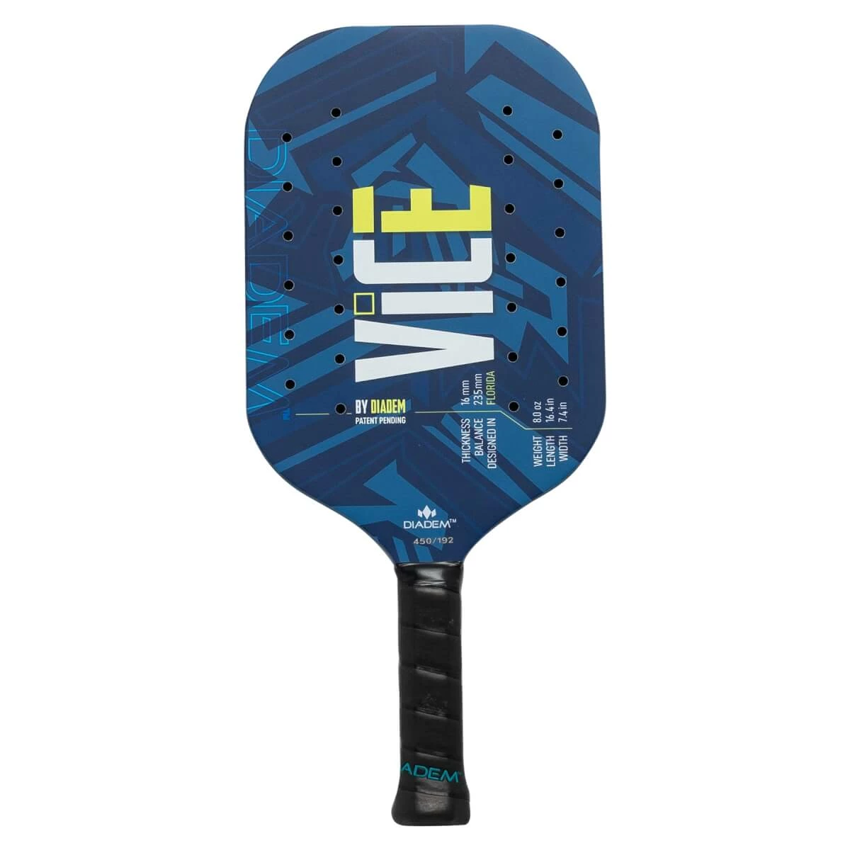 Diadem Vice Middleweight Carbon Fiber Pickleball Paddle 3 Diadem Vice Middleweight Carbon Fiber Pickleball Paddle - Image 3