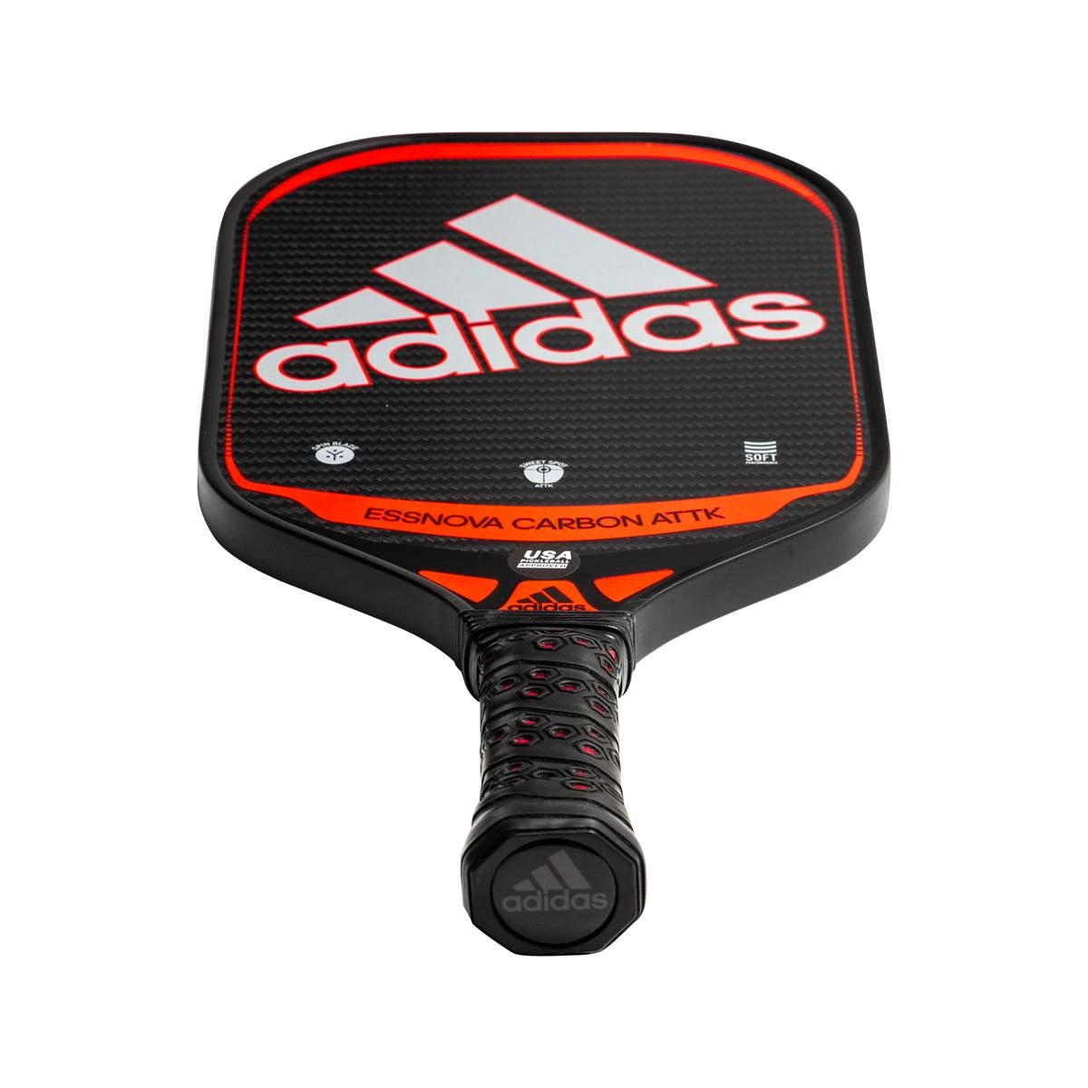 Adidas ESSNOVA CARBON ATTK Middleweight Carbon Fiber Pickleball Paddle 4 Adidas ESSNOVA CARBON ATTK Middleweight Carbon Fiber Pickleball Paddle - Image 4