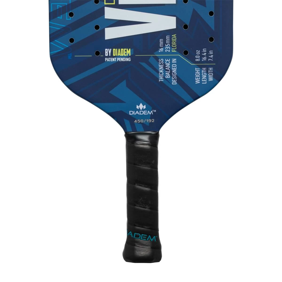 Diadem Vice Middleweight Carbon Fiber Pickleball Paddle 5 Diadem Vice Middleweight Carbon Fiber Pickleball Paddle - Image 5