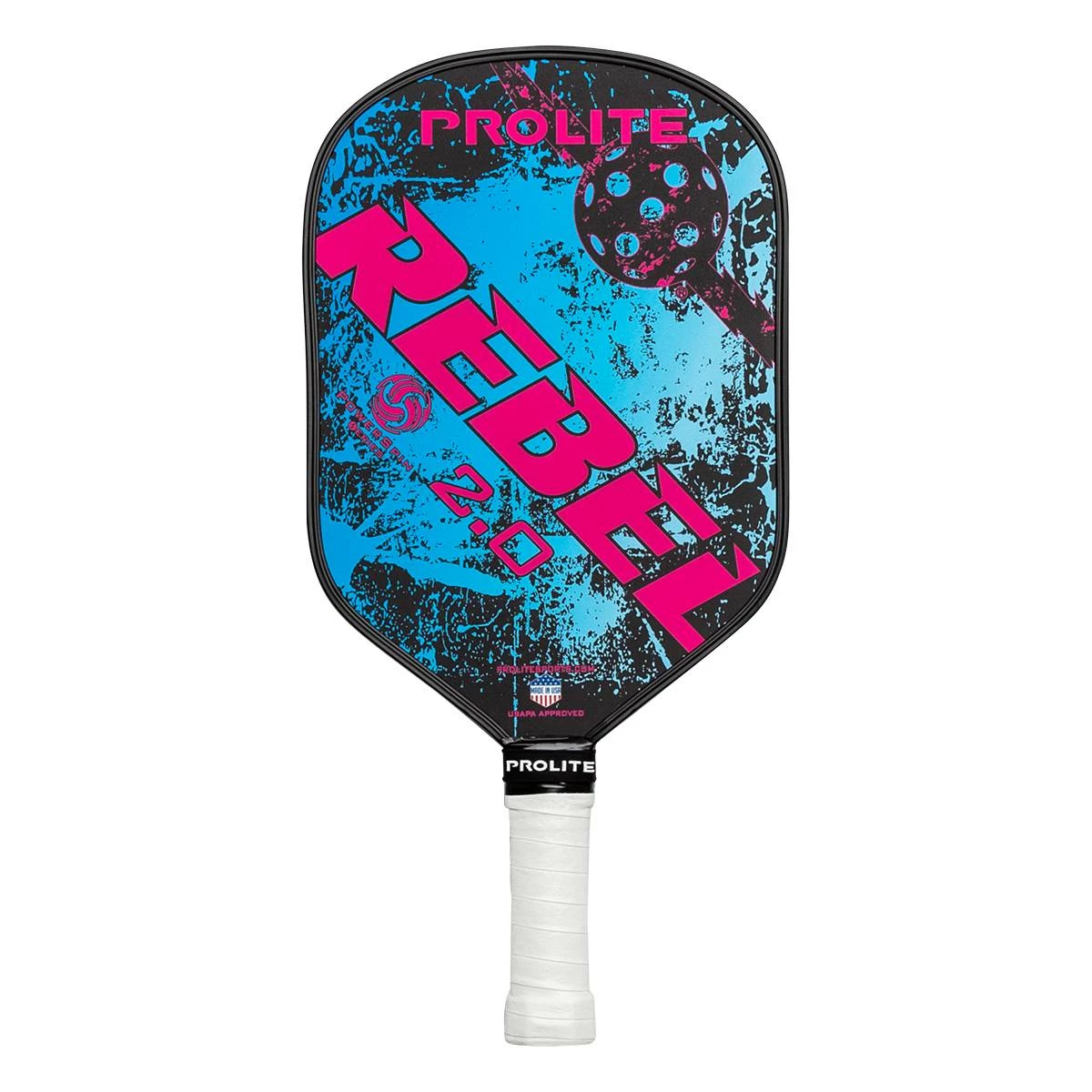 PROLITE Rebel PowerSpin 2.0 Middleweight Composite Pickleball Paddle 3 PROLITE Rebel PowerSpin 2.0 Middleweight Composite Pickleball Paddle - Image 3