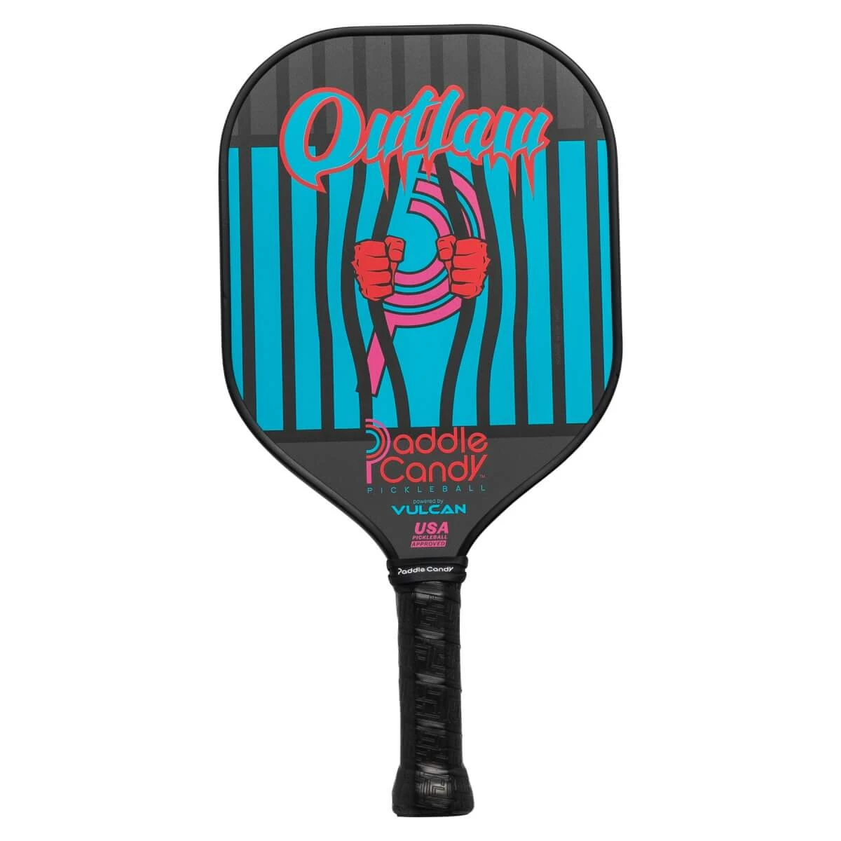Vulcan Paddle Candy Outlaw Middleweight Carbon Fiber Pickleball Paddle 3 Vulcan Paddle Candy Outlaw Middleweight Carbon Fiber Pickleball Paddle - Image 3