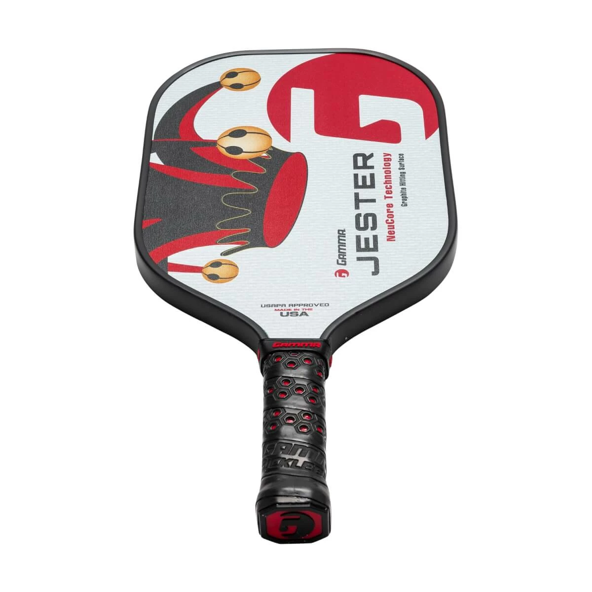 GAMMA Jester Middleweight Graphite Pickleball Paddle 4 GAMMA Jester Middleweight Graphite Pickleball Paddle - Image 4