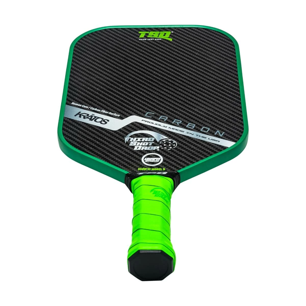 Third Shot Drop KRATOS B Special Edition Middleweight Carbon Fiber Pickleball Paddle 4 Third Shot Drop KRATOS B Special Edition Middleweight Carbon Fiber Pickleball Paddle - Image 4