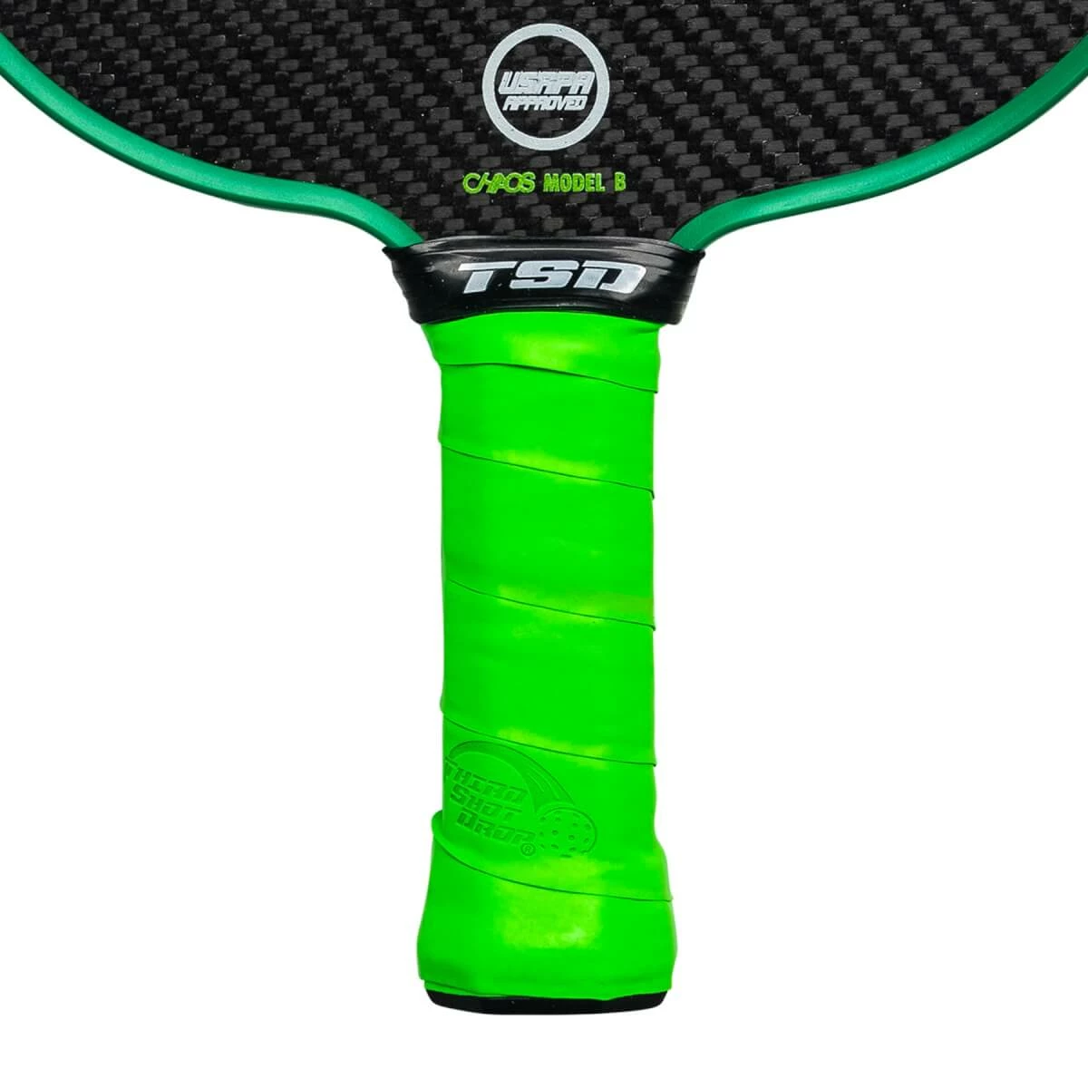 Third Shot Drop Chaos B Special Edition Middleweight Carbon Fiber Pickleball Paddle 5 Third Shot Drop Chaos B Special Edition Middleweight Carbon Fiber Pickleball Paddle - Image 5