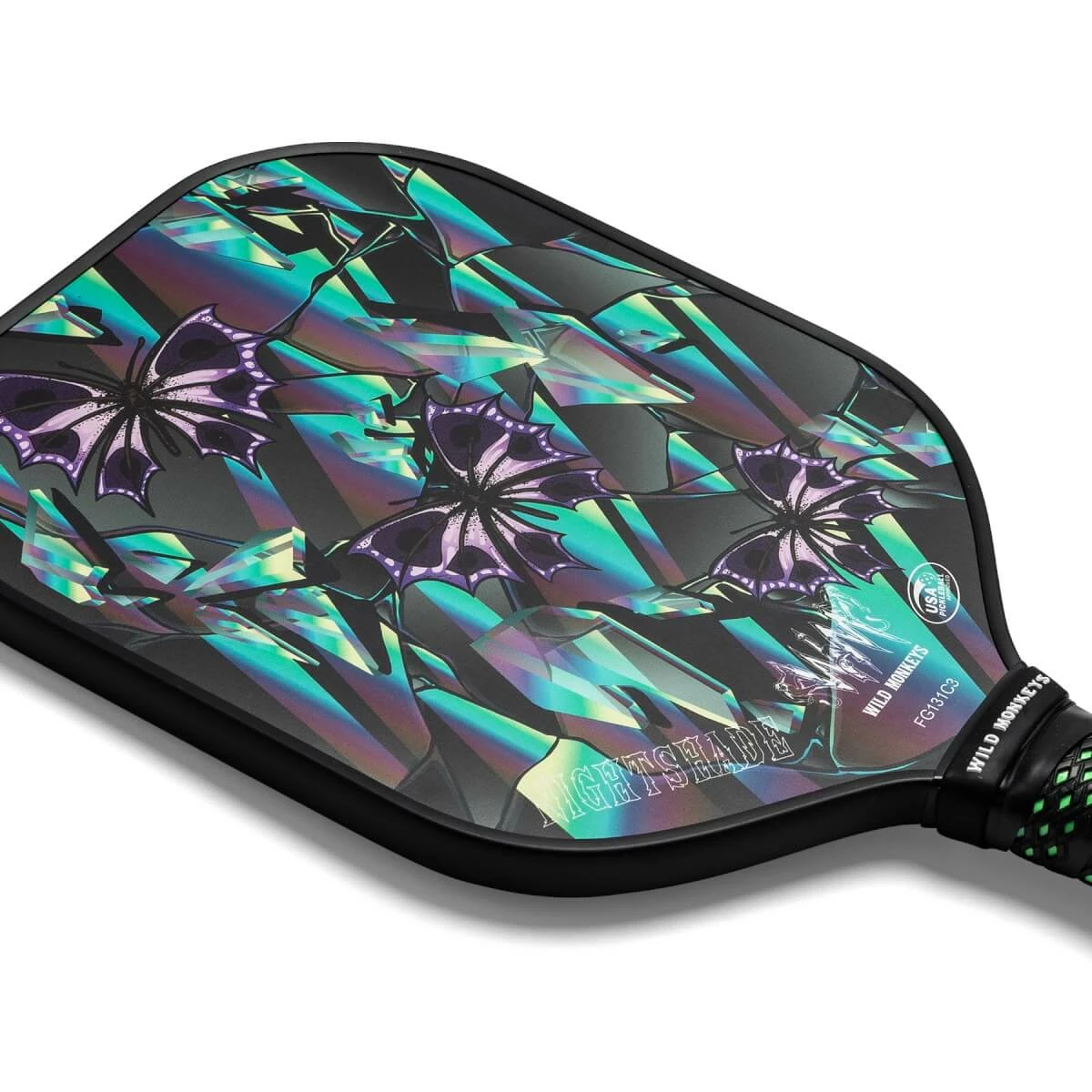 Wild Monkeys Nightshade Middleweight Composite Pickleball Paddle 2 Wild Monkeys Nightshade Middleweight Composite Pickleball Paddle - Image 2