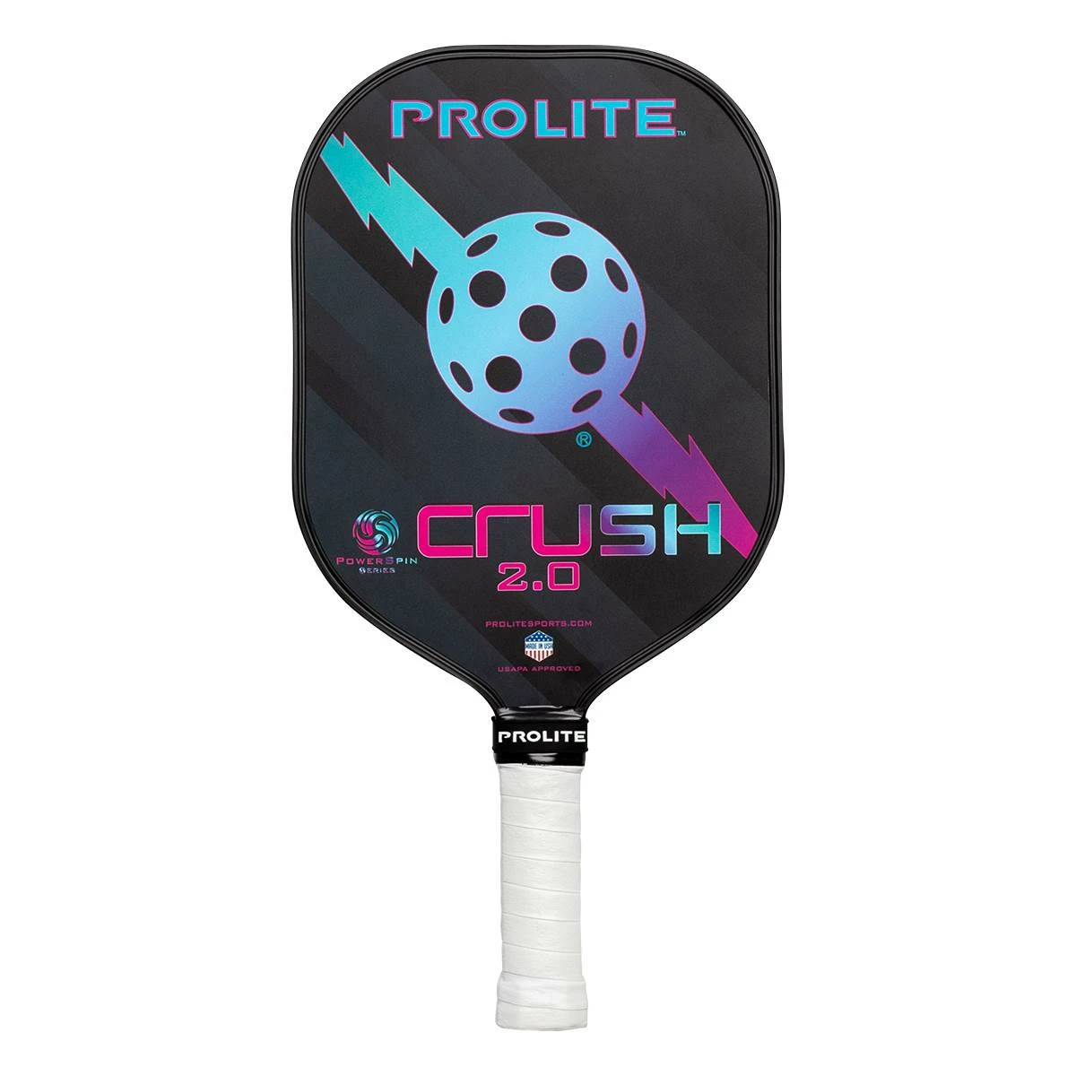 PROLITE Crush PowerSpin 2.0 Middleweight Composite Pickleball Paddle 8 PROLITE Crush PowerSpin 2.0 Middleweight Composite Pickleball Paddle - Image 8