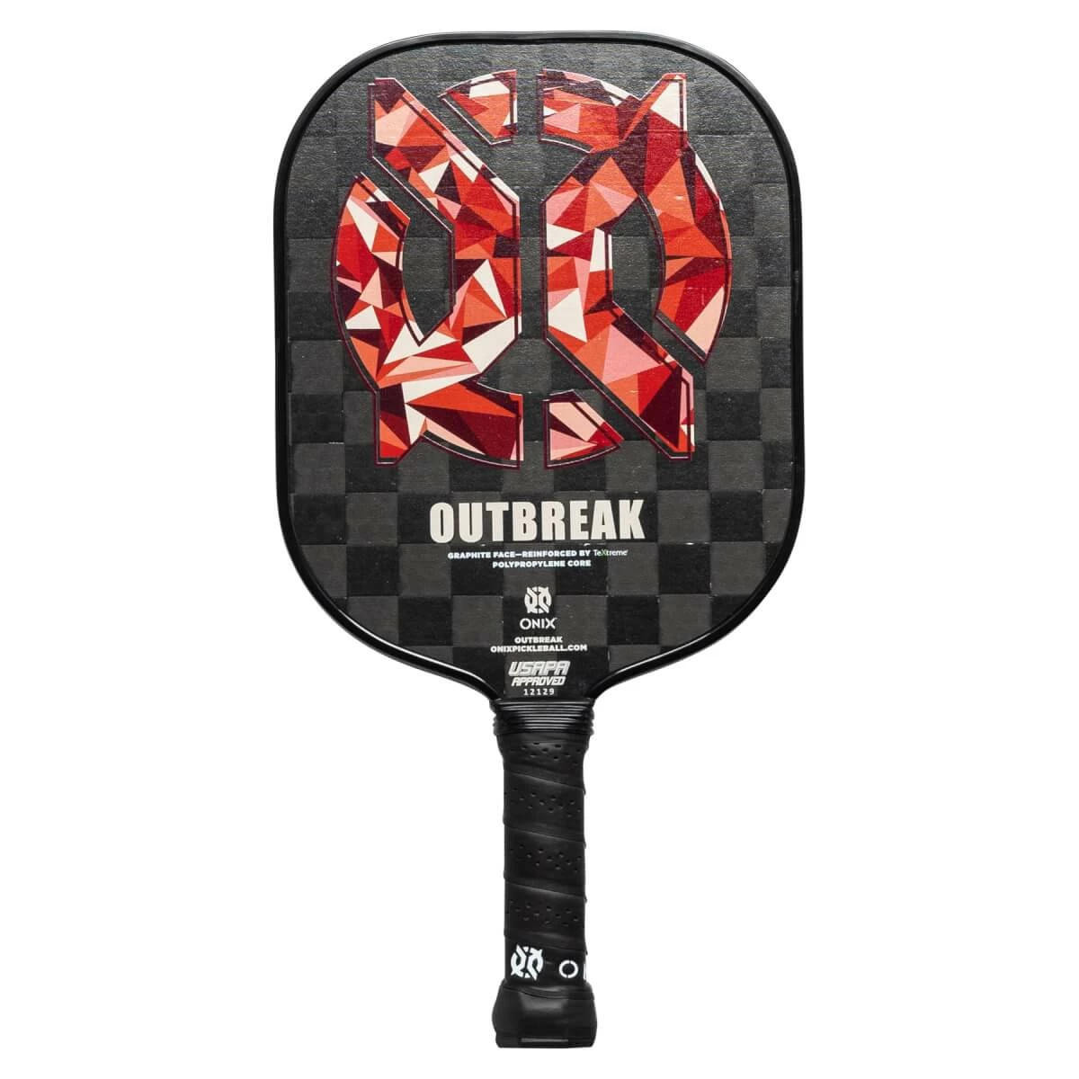 Onix Outbreak Middleweight Graphite Pickleball Paddle 15 Onix Outbreak Middleweight Graphite Pickleball Paddle - Image 15