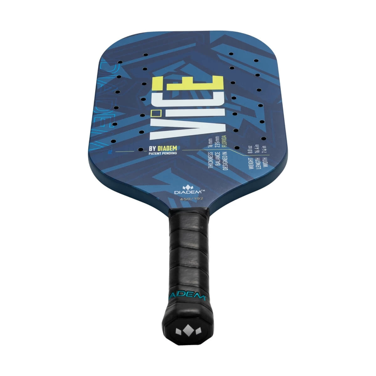Diadem Vice Middleweight Carbon Fiber Pickleball Paddle 4 Diadem Vice Middleweight Carbon Fiber Pickleball Paddle - Image 4