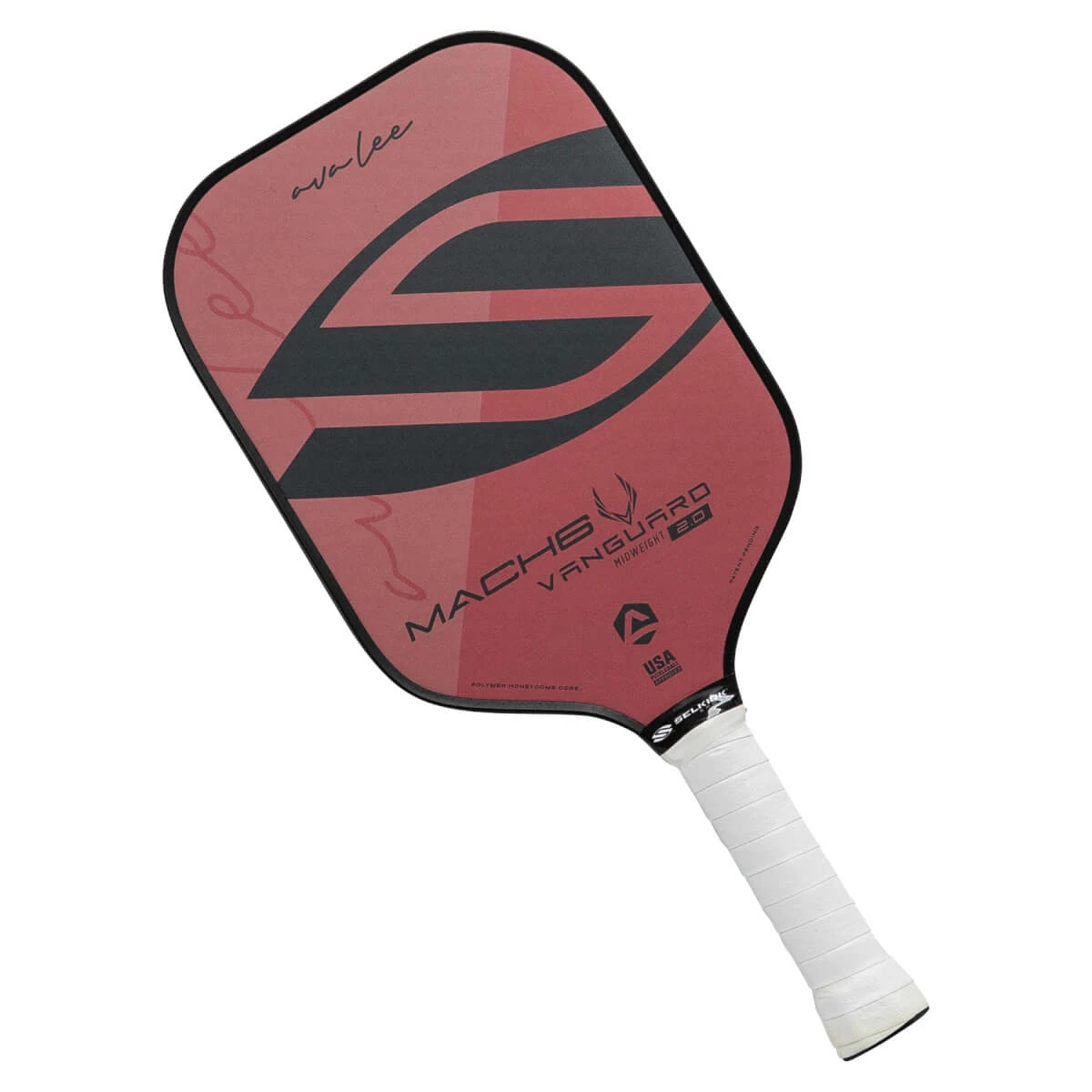Selkirk VANGUARD 2.0 Mach6 AvaLee Middleweight Carbon Fiber Pickleball Paddle 8 Selkirk VANGUARD 2.0 Mach6 AvaLee Middleweight Carbon Fiber Pickleball Paddle - Image 8