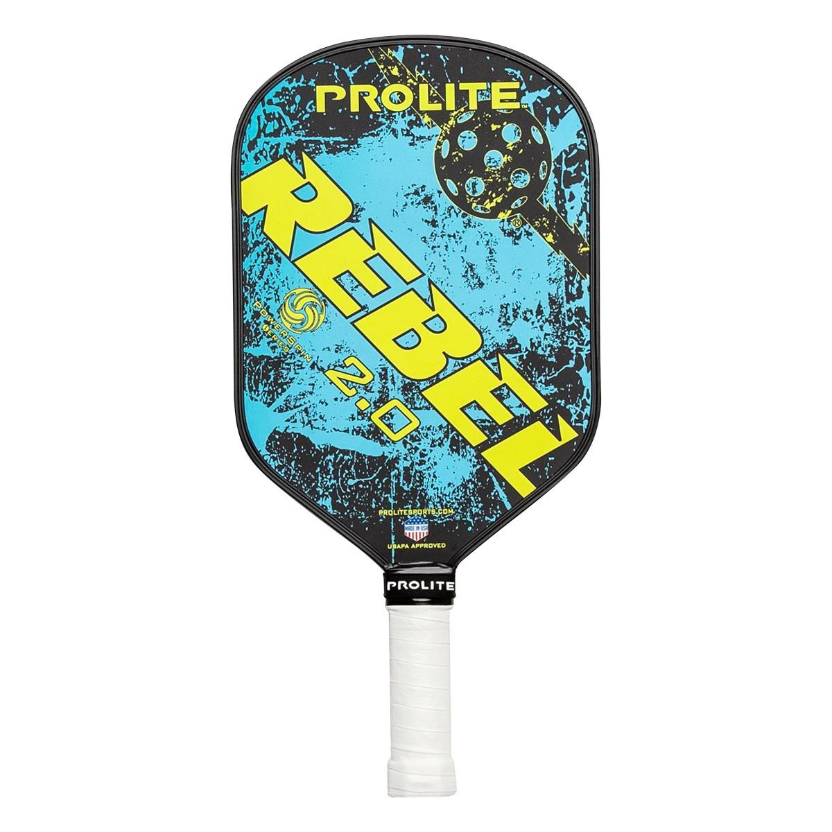 PROLITE Rebel PowerSpin 2.0 Middleweight Composite Pickleball Paddle 13 PROLITE Rebel PowerSpin 2.0 Middleweight Composite Pickleball Paddle - Image 13
