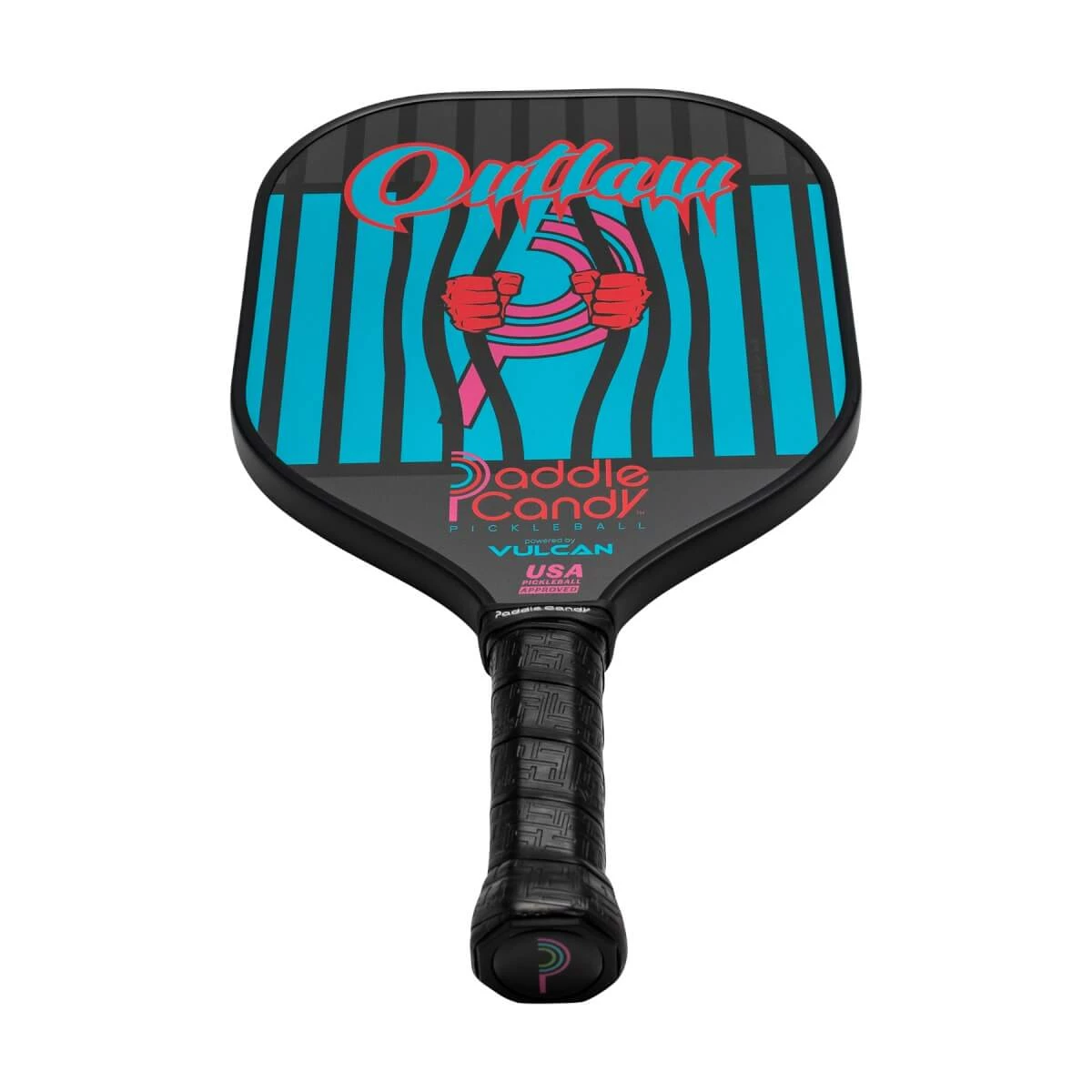 Vulcan Paddle Candy Outlaw Middleweight Carbon Fiber Pickleball Paddle 4 Vulcan Paddle Candy Outlaw Middleweight Carbon Fiber Pickleball Paddle - Image 4