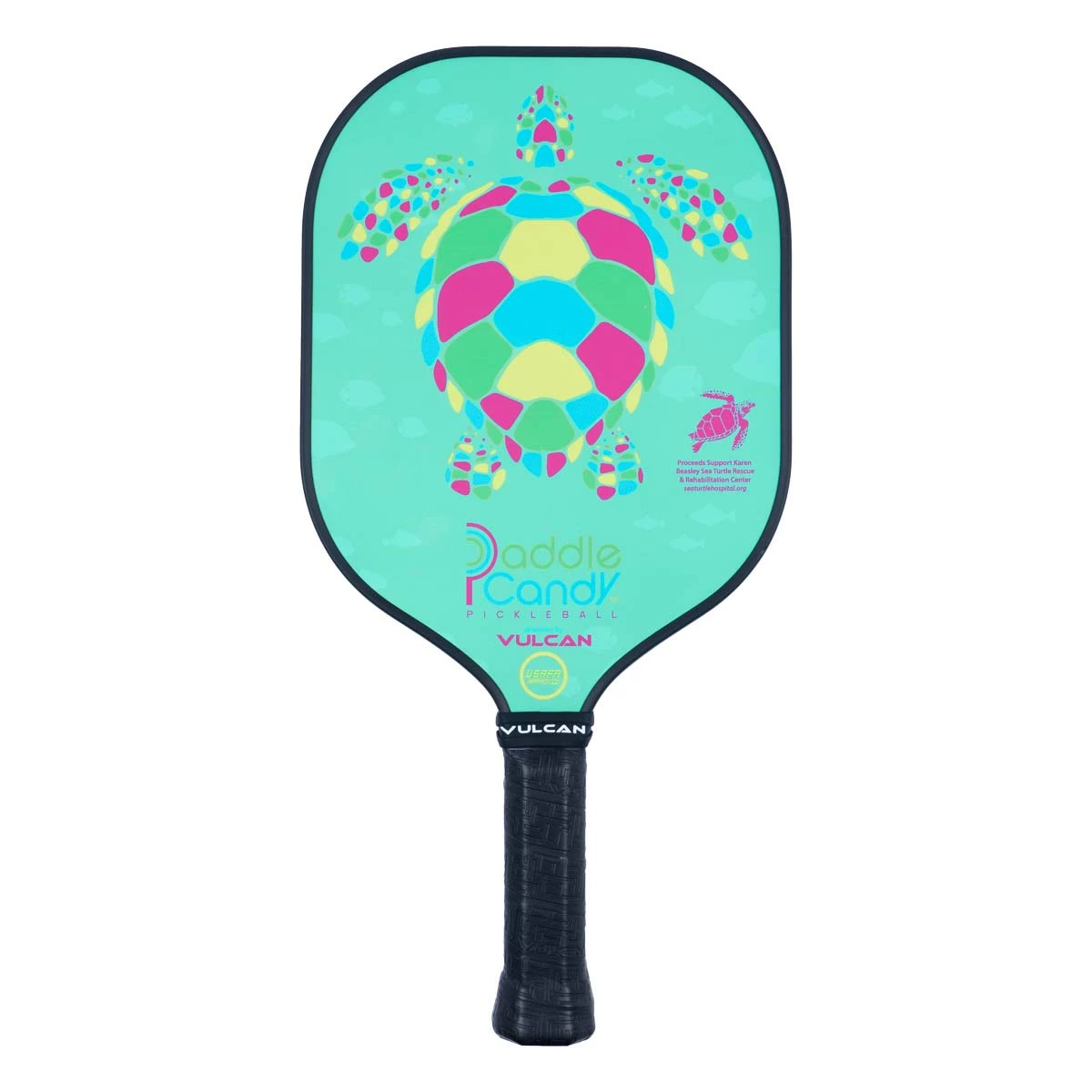 Vulcan Paddle Candy Sea Turtle Middleweight Composite Pickleball Paddle 3 Vulcan Paddle Candy Sea Turtle Middleweight Composite Pickleball Paddle - Image 3