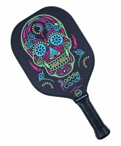 Vulcan Paddle Candy "Sugar Skull" Middleweight Carbon Fiber Pickleball Paddle