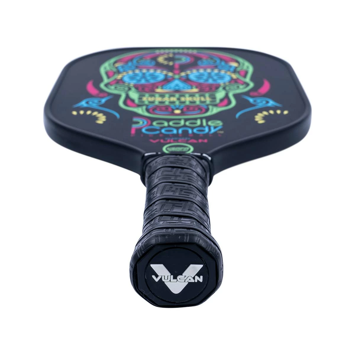 Vulcan Paddle Candy "Sugar Skull" Middleweight Carbon Fiber Pickleball Paddle 4 Vulcan Paddle Candy "Sugar Skull" Middleweight Carbon Fiber Pickleball Paddle - Image 4